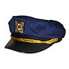 RTD-1426 - Deluxe Youth Yacht Captains Hat - Navy Blue - Adjustable