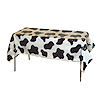 RTD-1468 - 6 foot Cow Spots Plastic Tablecloth