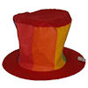 RTD-1539 - Big Colorful Felt Top Hat for Adult Clowns