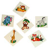 RTD-1658 - 36 pack of Jungle Safari Zoo Animal Tattoos