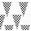 RTD-1719 - Checkered Pennant Banner 100 feet w/48 Flags
