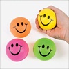 RTD-1844 - Foam Smile Face Neon Relaxable Squeeze Balls