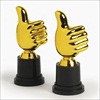 RTD-1972 - Thumbs Up Award Trophy