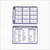 RTD-2256 - Books Of The Bible 2012 Calendar Wallet Card