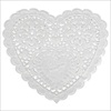 RTD-2298 - 20-pack of Large White Valentine Heart Doilies