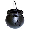 RTD-2370 - Witches Black Cauldron Small Plastic Treat Kettle