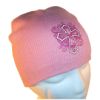 RTD-2499 - Christian Cross Pink Knit Cap for Girls