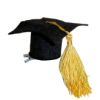RTD-2516 - Mini Mortarboard Graduation Hat Hair Clip