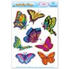 RTD-2534 - Sheet of 8 Large 5 inch Butterfly Clings