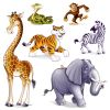 RTD-2562 - Insta-Theme Jungle Animals Wall Decorations