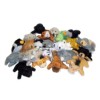 RTD-2611 - Plush Mini Bean Bag Zoo Animal