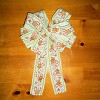 RTD-2646 - Large Christmas Wreath Door Bow Gingerbread & Candy Canes