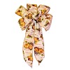 RTD-2648 - Large Autumn Fall Harvest Thanksgiving Wreath Door Bow